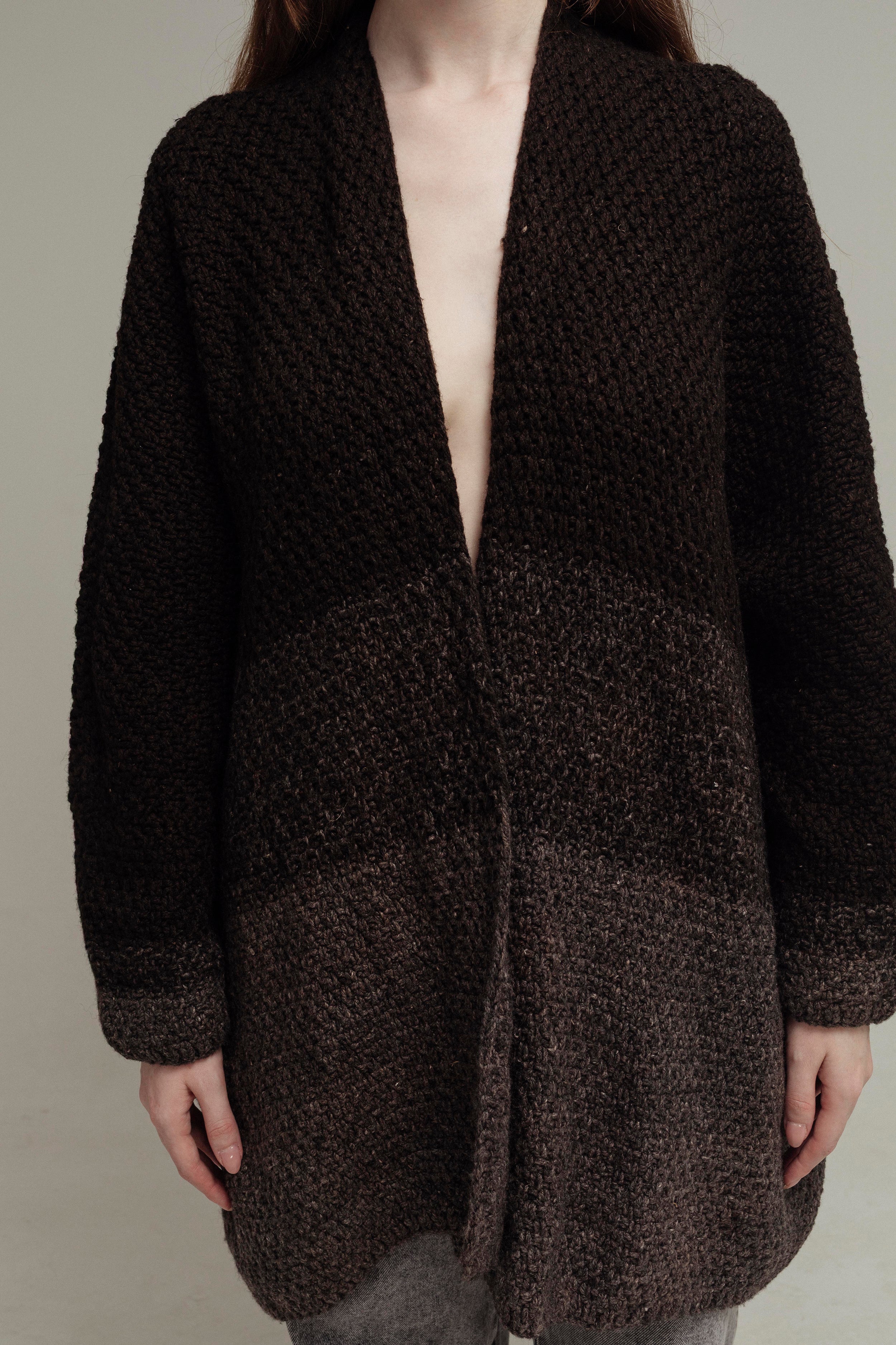 SACO PUNTO CHOCOLATE DEGRADÉ